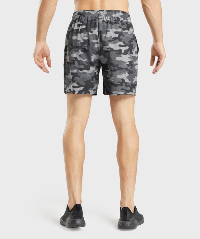 Grey Gymshark Arrival Men's Shorts | US-53ZMJTW