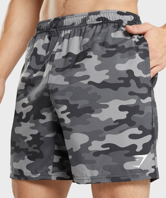 Grey Gymshark Arrival Men's Shorts | US-53ZMJTW