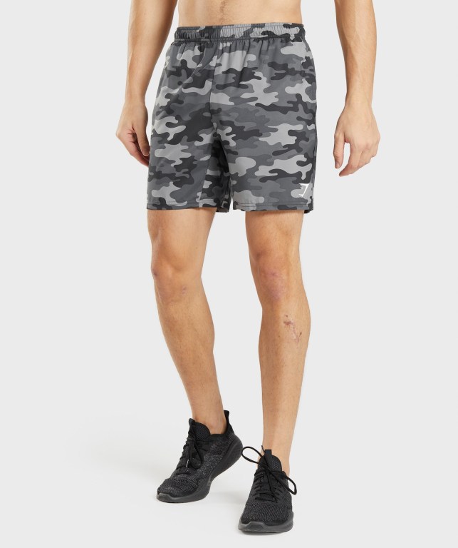 Grey Gymshark Arrival Men\'s Shorts | US-53ZMJTW