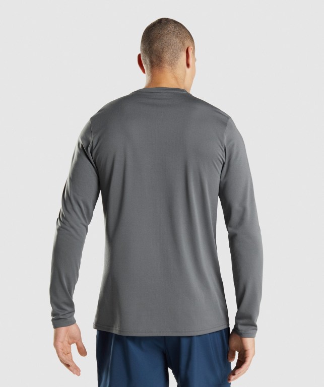 Grey Gymshark Arrival Men's T Shirts | US-01SICMX