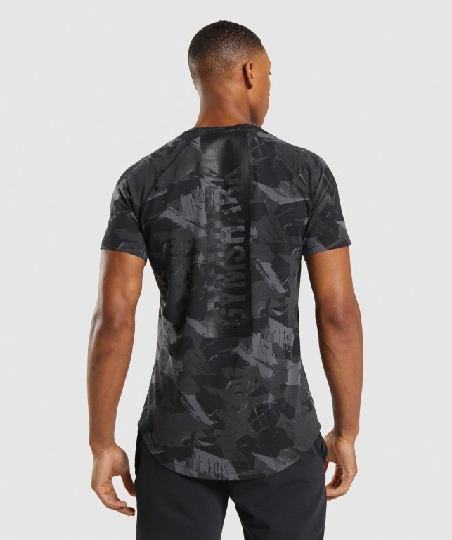 Grey Gymshark Bold Men's T Shirts | US-58HKJUW