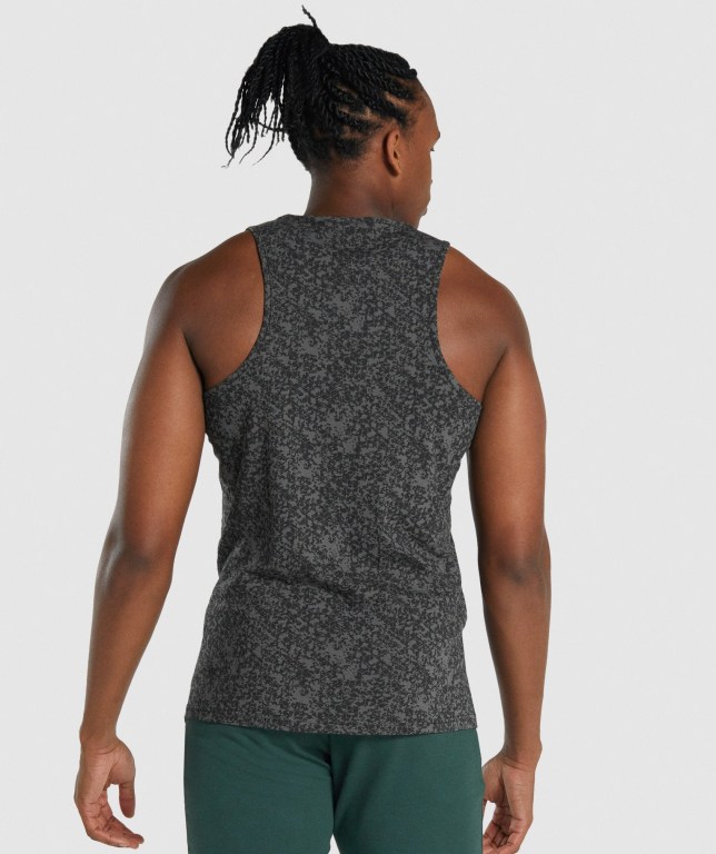 Grey Gymshark Critical 2.0 Men's Tank Tops | US-24VLYEA