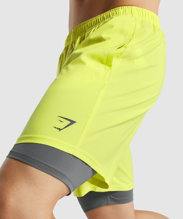 Grey Gymshark Element Baselayer Men's Shorts | US-41GHIDU