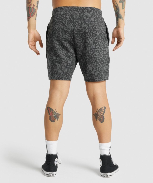 Grey Gymshark Essential 7” Men's Shorts | US-70JNYMX