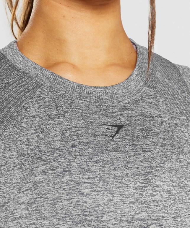 Grey Gymshark Flex Loose Top Women's Tank Tops | US-86AOGCK