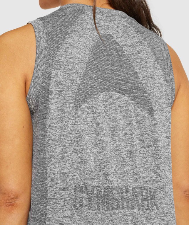 Grey Gymshark Flex Loose Top Women's Tank Tops | US-86AOGCK