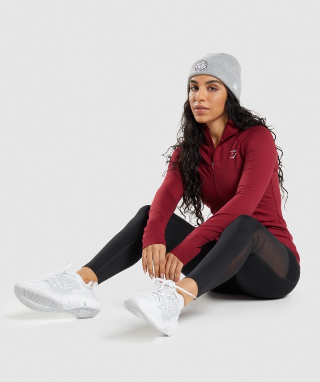 Grey Gymshark New Era Legacy Cuff Knit Women's Headwear | US-09YSPDA