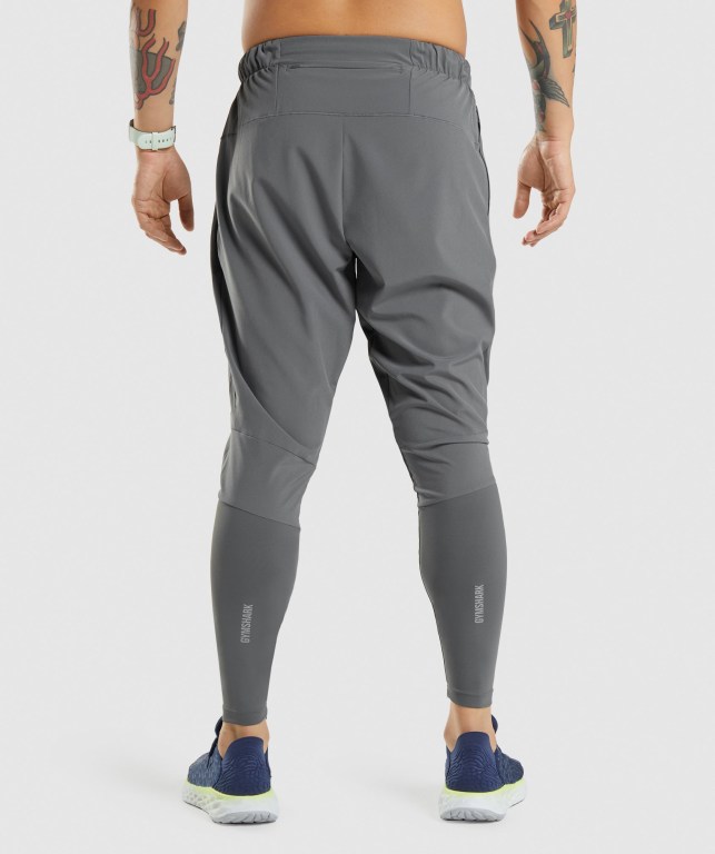 Grey Gymshark Speed Men's Joggers | US-36GSXNF