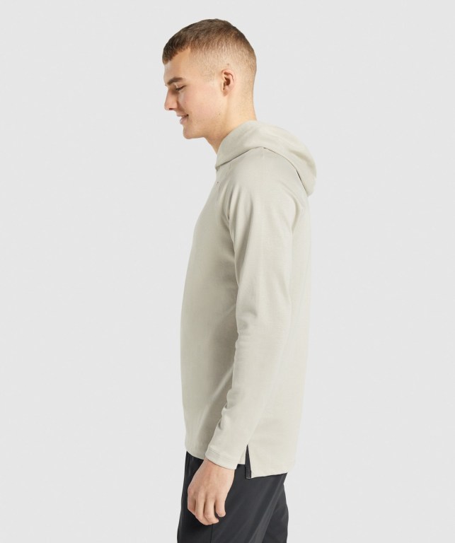 Grey Gymshark Studio Men's Hoodies | US-15XYNWB