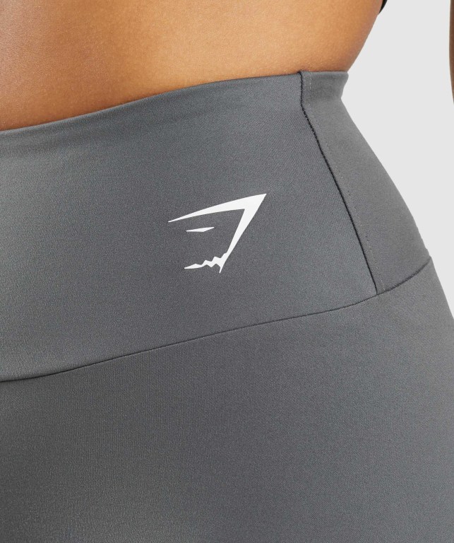 Grey Gymshark Training Cycling Women's Shorts | US-38QUIDF