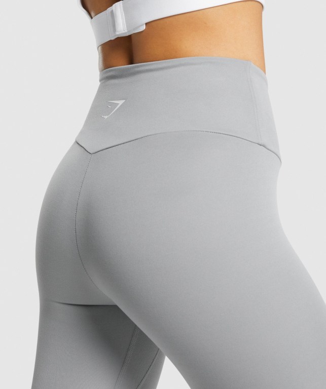 Grey Gymshark Training High Waisted Women's Leggings | US-06UKJGX