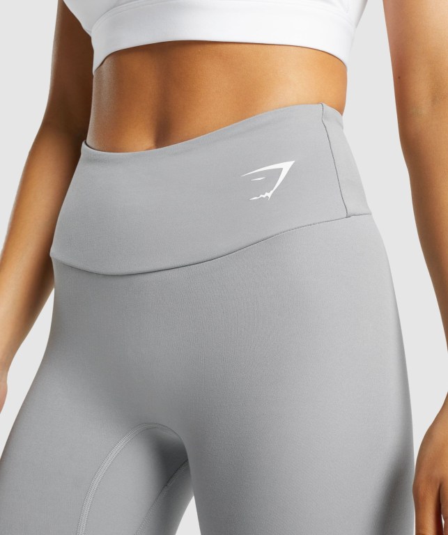 Grey Gymshark Training High Waisted Women's Leggings | US-06UKJGX