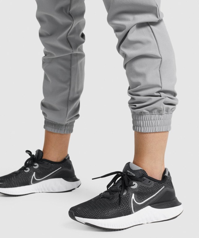 Grey Gymshark Training Woven Women's Joggers | US-14FSDZV