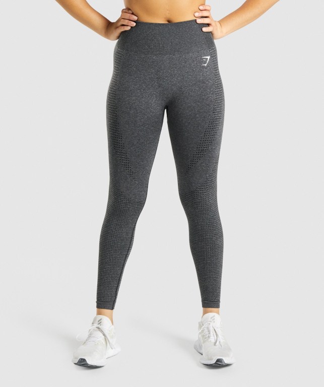 Grey Gymshark Vital Seamless 2.0 High Waisted Women\'s Leggings | US-68YEHAP