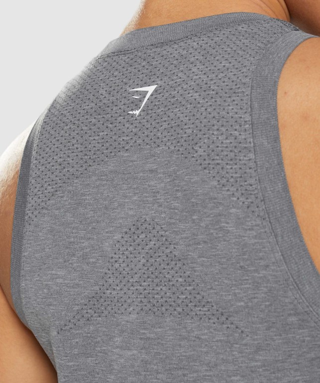 Grey Gymshark Vital Seamless 2.0 Light Women's Tank Tops | US-76IDBOR