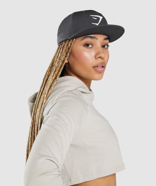 Grey / White Gymshark New Era 9Fifty Snapback Women's Headwear | US-39WRBMH