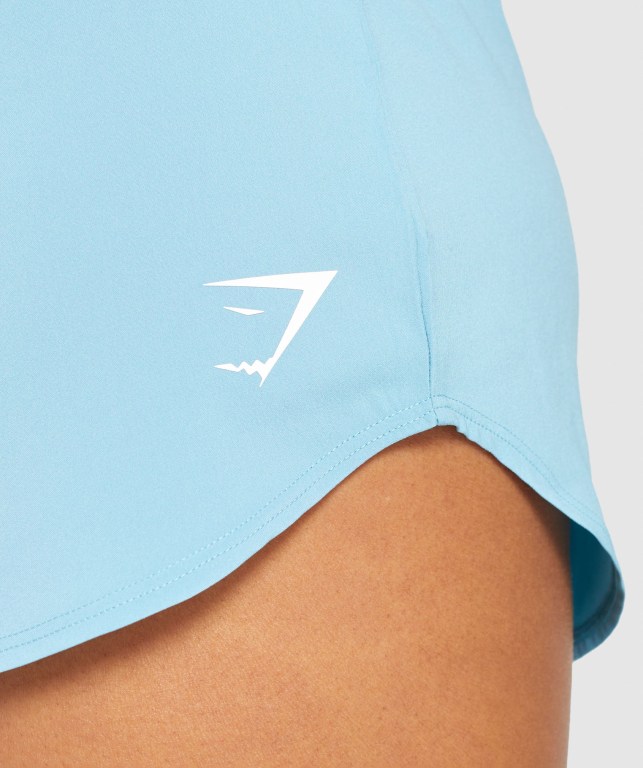 Light Blue Gymshark Essential Loose Training Women's Shorts | US-26LEXYM