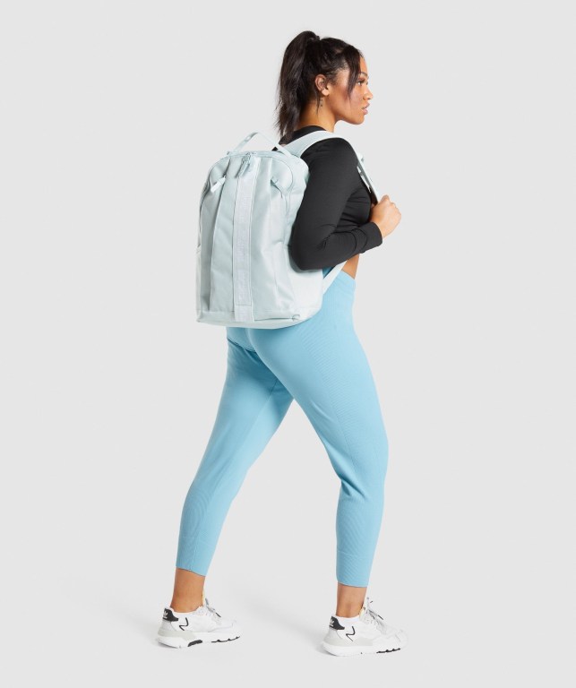 Light Blue Gymshark Pause Women's Joggers | US-20EQWKM