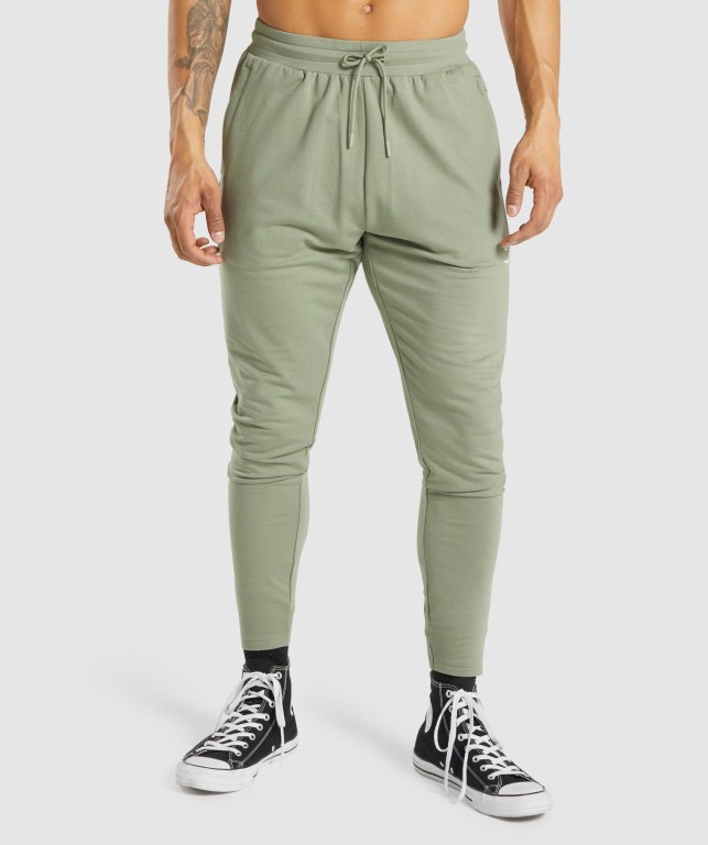 Light Green Gymshark Critical Men\'s Joggers | US-36DYHOA