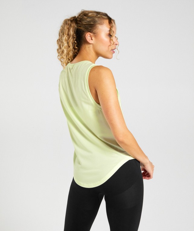 Light Green Gymshark Flex Women's Tank Tops | US-90ILTUK