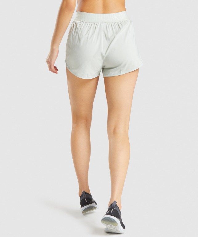 Light Green Gymshark Training Loose Fit Women's Shorts | US-61RTOBG