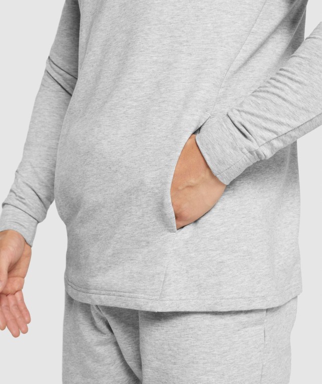 Light Grey Gymshark Critical 2.0 Men's Hoodies | US-69NERFH