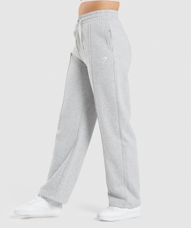 Light Grey Gymshark Training Straight Leg Women's Joggers | US-18VFOQL