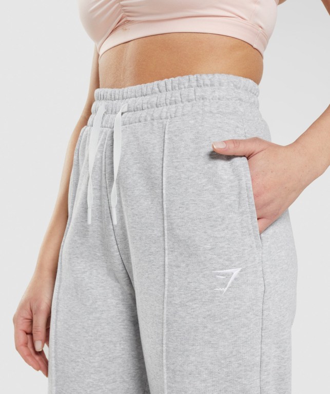 Light Grey Gymshark Training Straight Leg Women's Joggers | US-18VFOQL