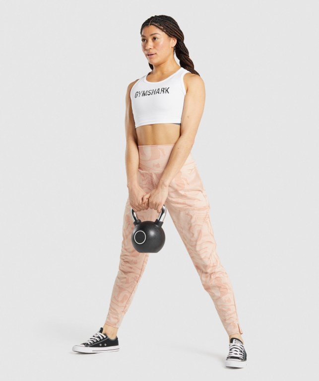 Light Pink Gymshark GS Power Women's Joggers | US-34RALUG