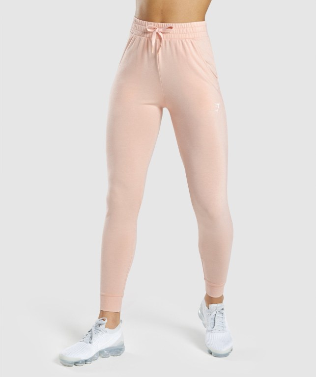 Light Pink Gymshark Pippa Training Women\'s Joggers | US-92RDYIQ