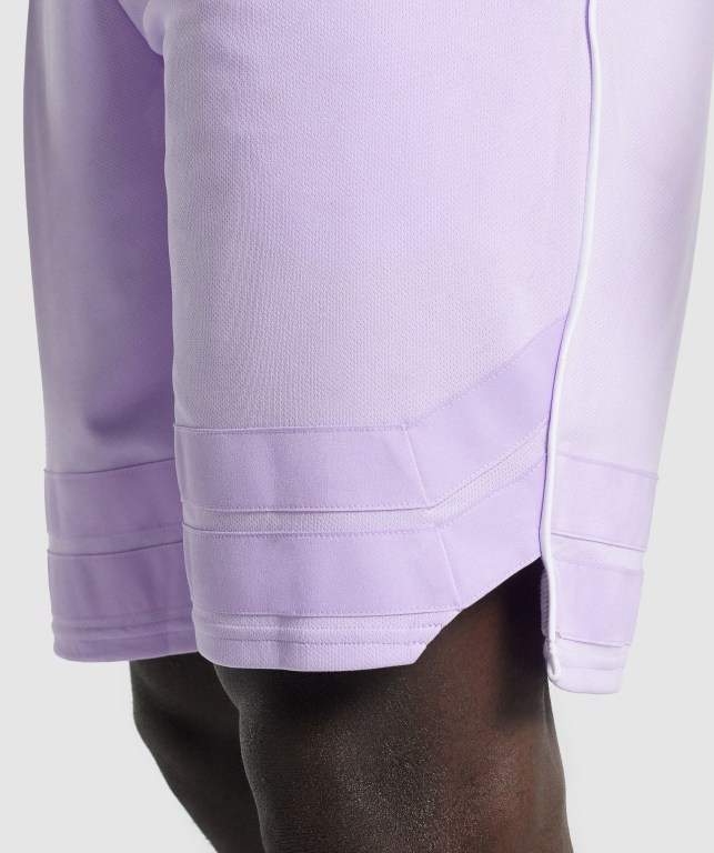 Light Purple Gymshark Recess Basketball Men's Shorts | US-36KAJTL