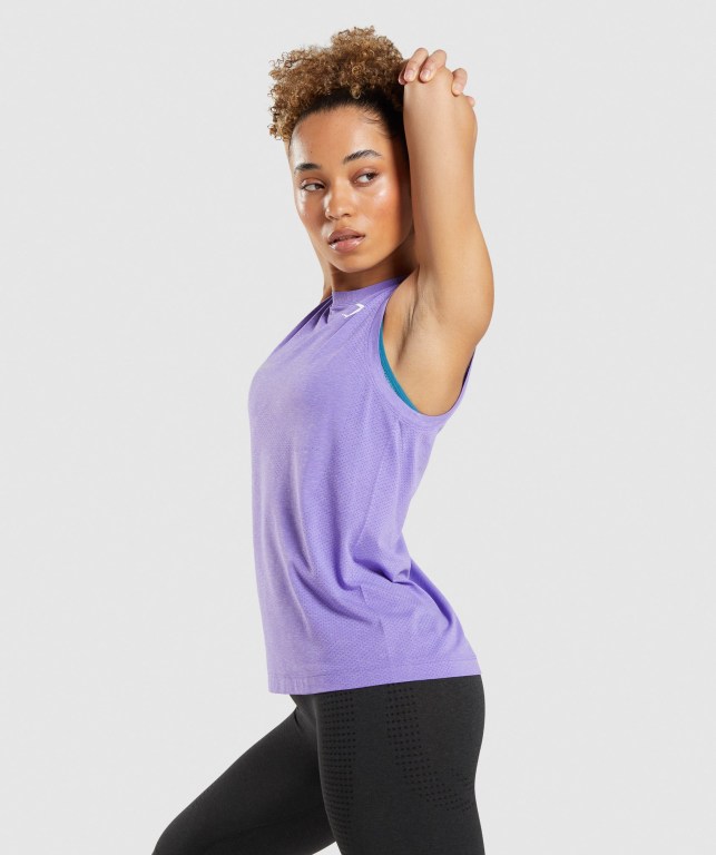 Light Purple Gymshark Vital Seamless 2.0 Light Women's Tank Tops | US-69XGYOA