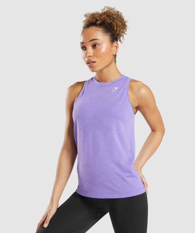 Light Purple Gymshark Vital Seamless 2.0 Light Women\'s Tank Tops | US-69XGYOA