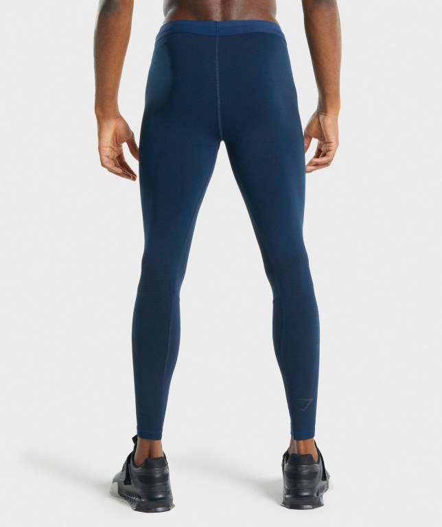 Navy Gymshark 315 Tights Men's Joggers | US-82VEKLO