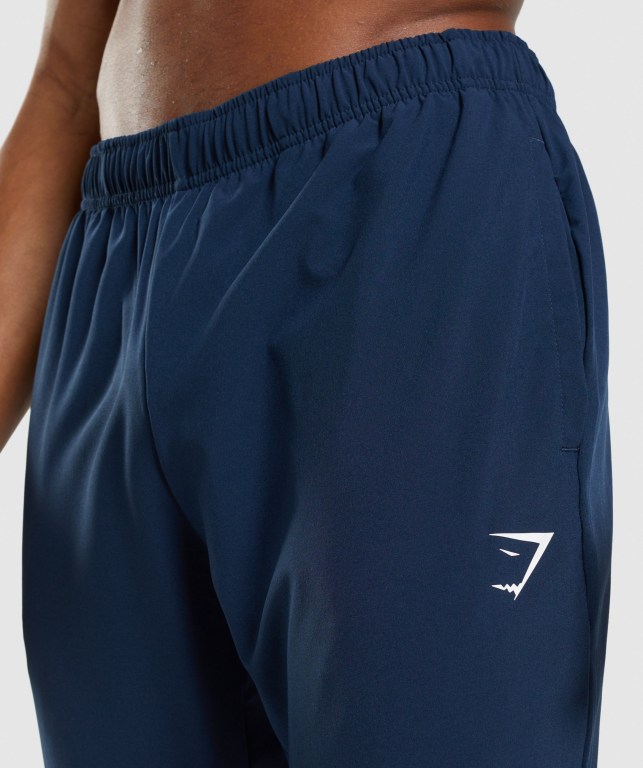 Navy Gymshark Arrival Woven Men's Joggers | US-38TVKPG