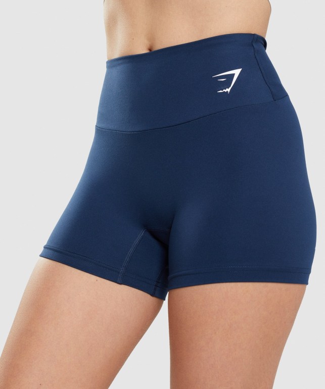 Navy Gymshark Training Women's Shorts | US-49BAOTQ