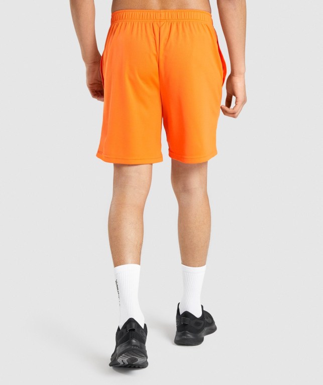 Orange Gymshark Arrival Knitted Men's Shorts | US-25ZHILT