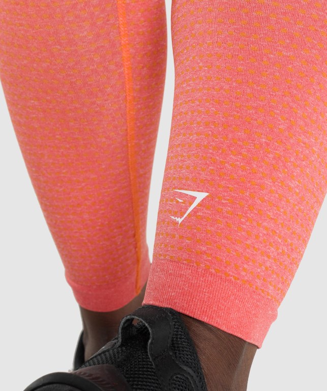 Orange Gymshark Vital Seamless 2.0 High Waisted Women's Leggings | US-63SWPAB