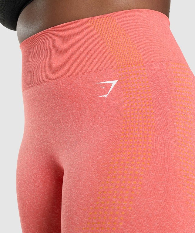 Orange Gymshark Vital Seamless 2.0 High Waisted Women's Leggings | US-63SWPAB