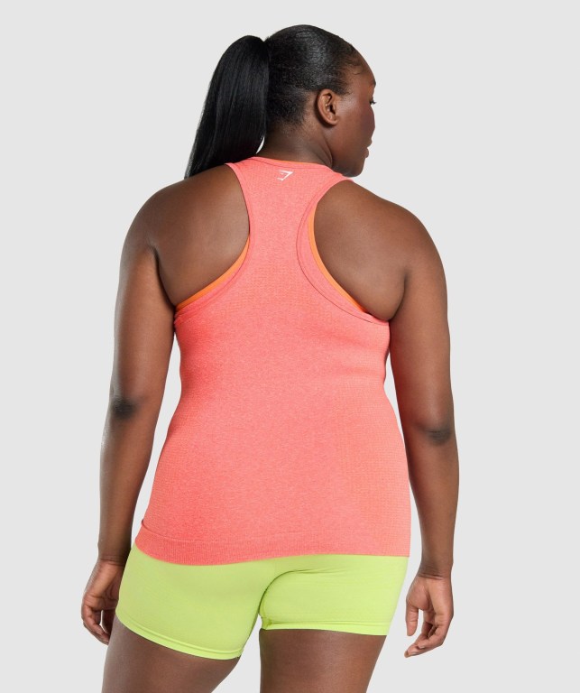 Orange Gymshark Vital Seamless 2.0 Women's Tank Tops | US-46WCSAT