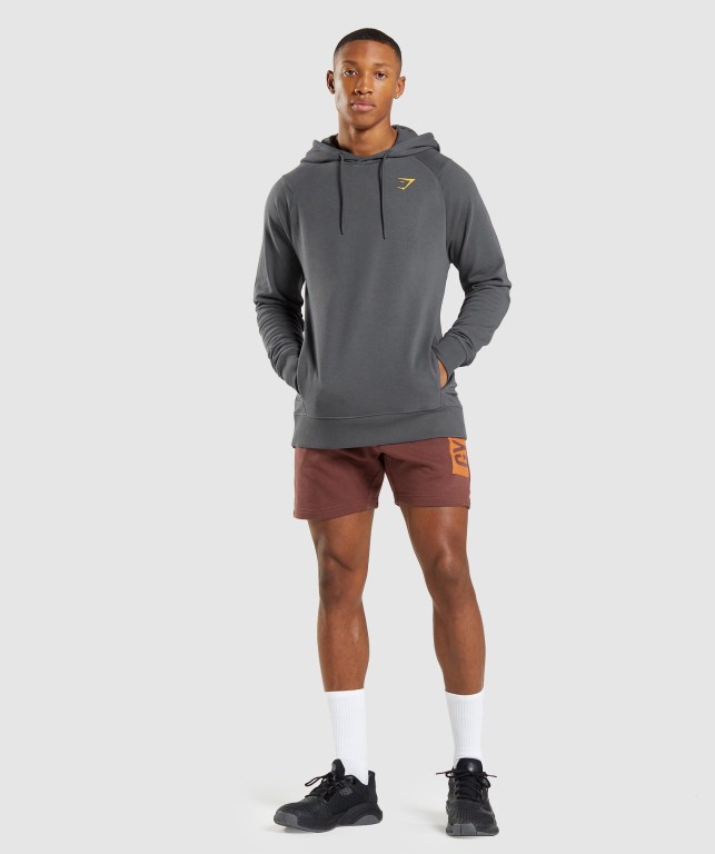 Pink Brown Gymshark Bold Men's Shorts | US-90CSNJI