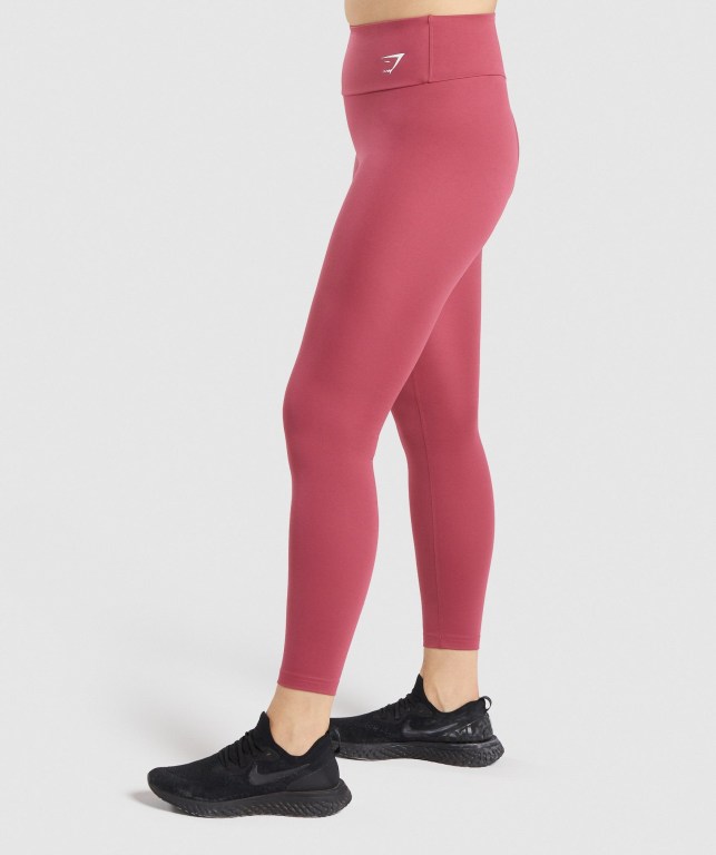 Pink Gymshark Training High Waisted Women's Leggings | US-18BEAQT