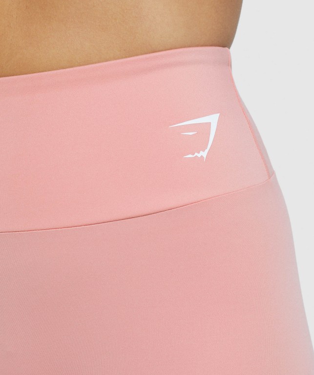 Pink Gymshark Training High Waisted Women's Leggings | US-56ZBVTL