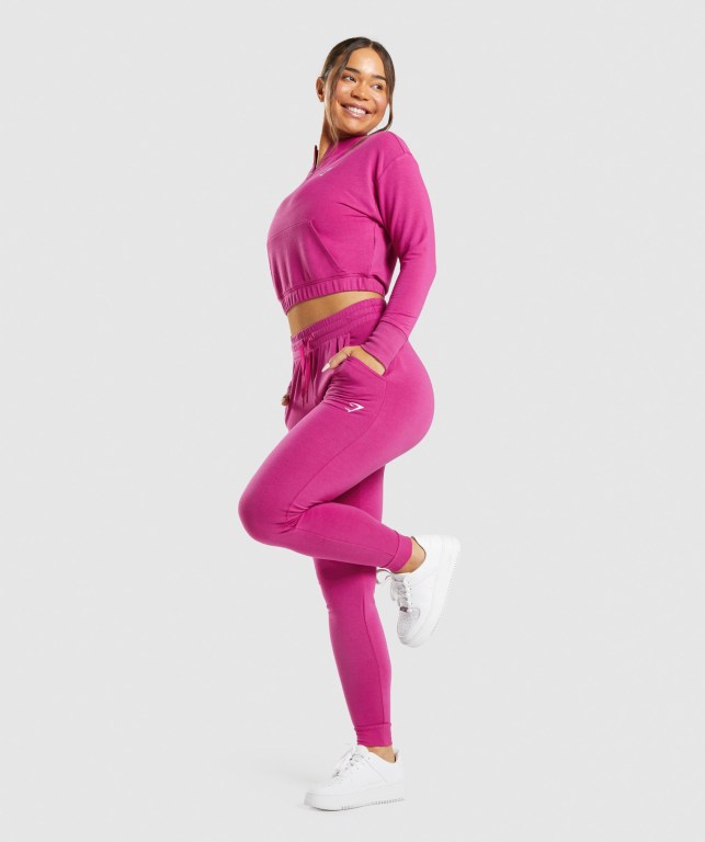 Pink Gymshark Training Pippa Women's Joggers | US-89WRGTB