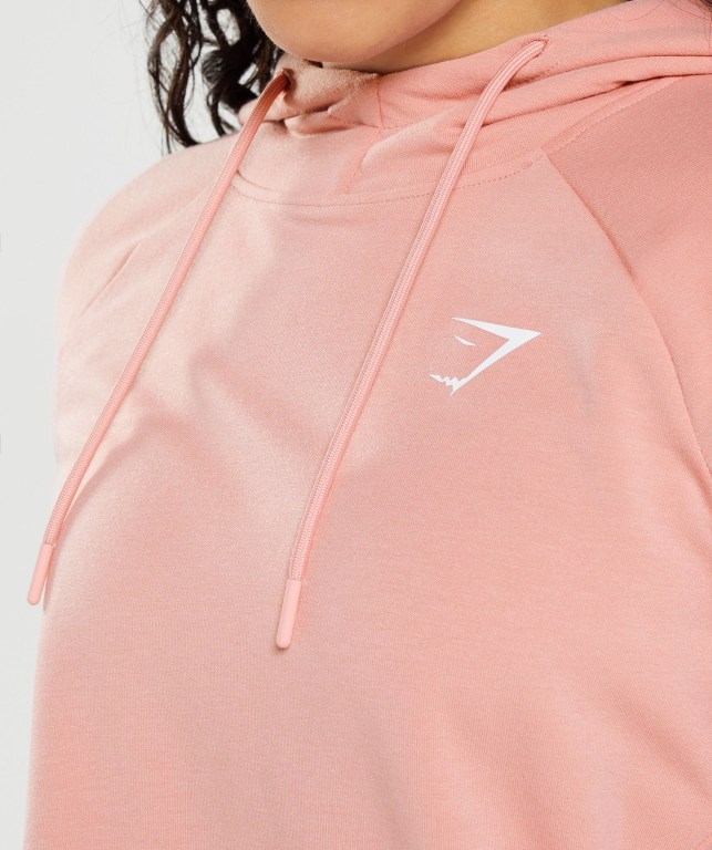 Pink Gymshark Training Women's Hoodies | US-87WAQHG