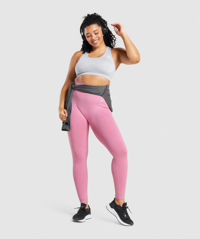 Pink Gymshark Vital Seamless 2.0 High Waisted Women's Leggings | US-26URSJH