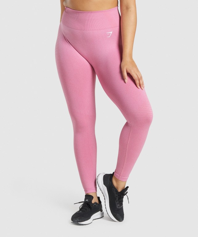 Pink Gymshark Vital Seamless 2.0 High Waisted Women\'s Leggings | US-26URSJH