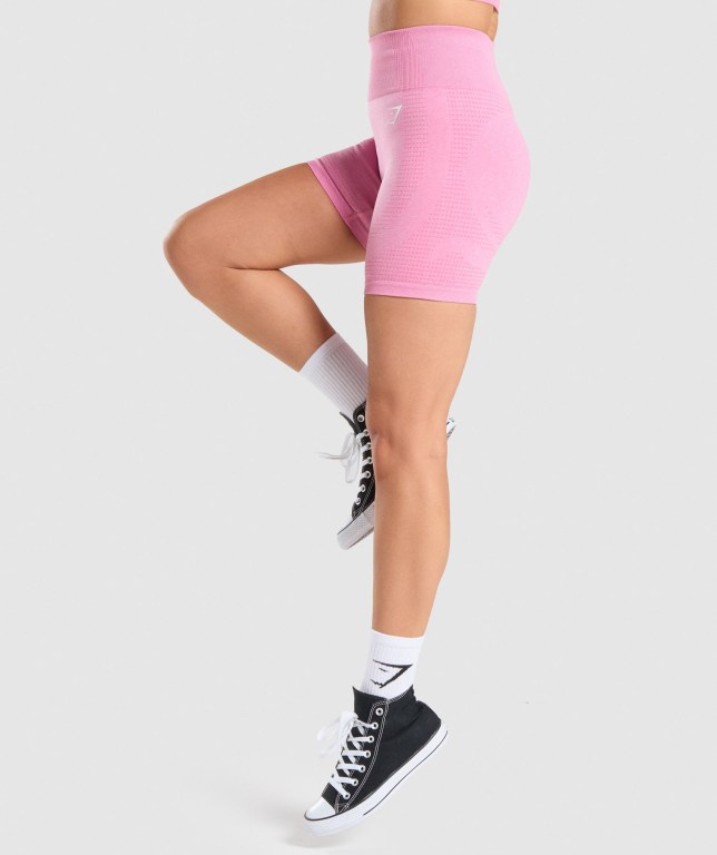 Pink Gymshark Vital Seamless 2.0 Women's Shorts | US-36RFLVT