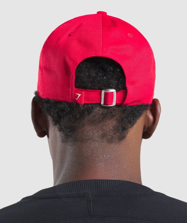 Red Gymshark New Era 9FORTY Adjustable Men's Headwear | US-46JVYLM