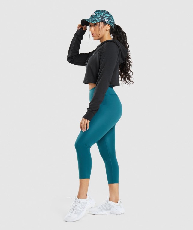 Turquoise Gymshark Manimal Snapback Women's Headwear | US-02ILXPV